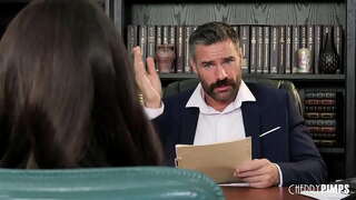 אַלע נאַטירלעך טיץ ברונעט באַבע אַליסאָן ריי קענען נישט האַלטן היטטינג אויף דער באַלעבאָס! זי קלאר וויל אים צו באַרען אויף די שרייַבטיש און גיט אים אַ בלאָוודזשאָב צו טאַקע נאָגל דעם אינטערוויו! נייע סעריע קעז פון Cherrypimps